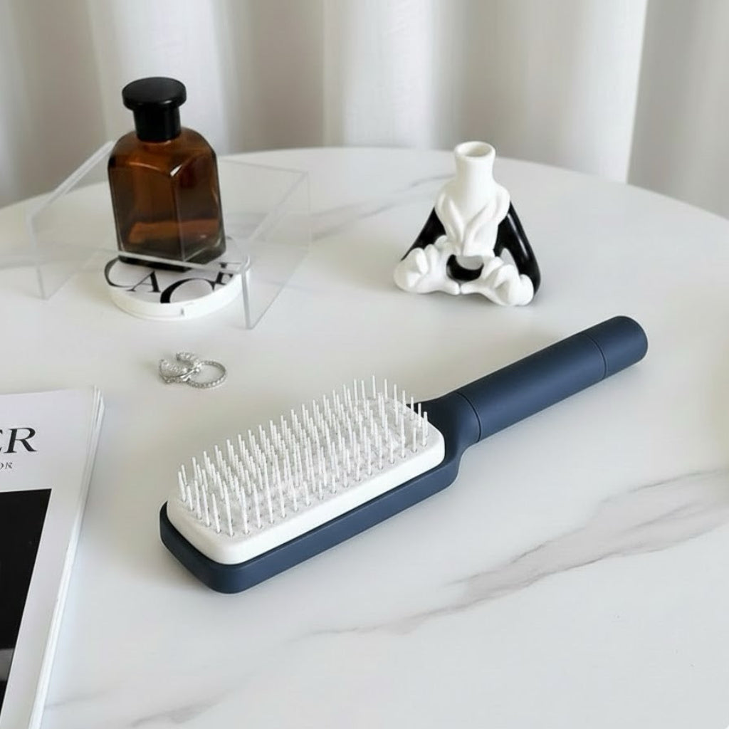 Aurivae Haarschmeichler - Selbstreinigende Haarbürste ✨