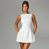 Aurivae Backless Maxikleid